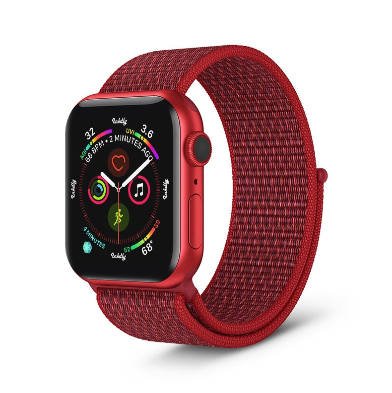 Ремешок Band Sport Loop для Apple Watch 42 мм/ 44 мм темно-красный №39
