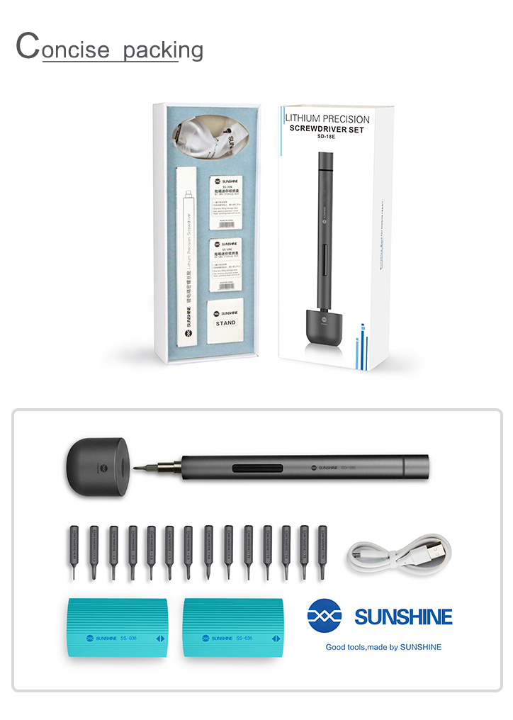 Отвертка электрическая SUNSHINE SD-18E