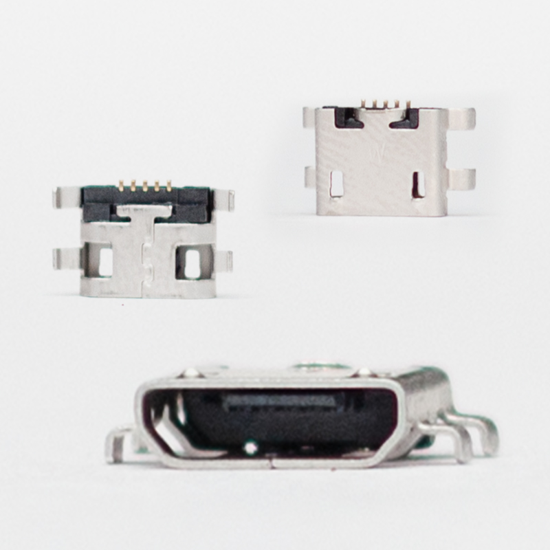 Разъем microUSB 2.0 разъем для планшетов Jack014 (5pin), установка в разрез платы