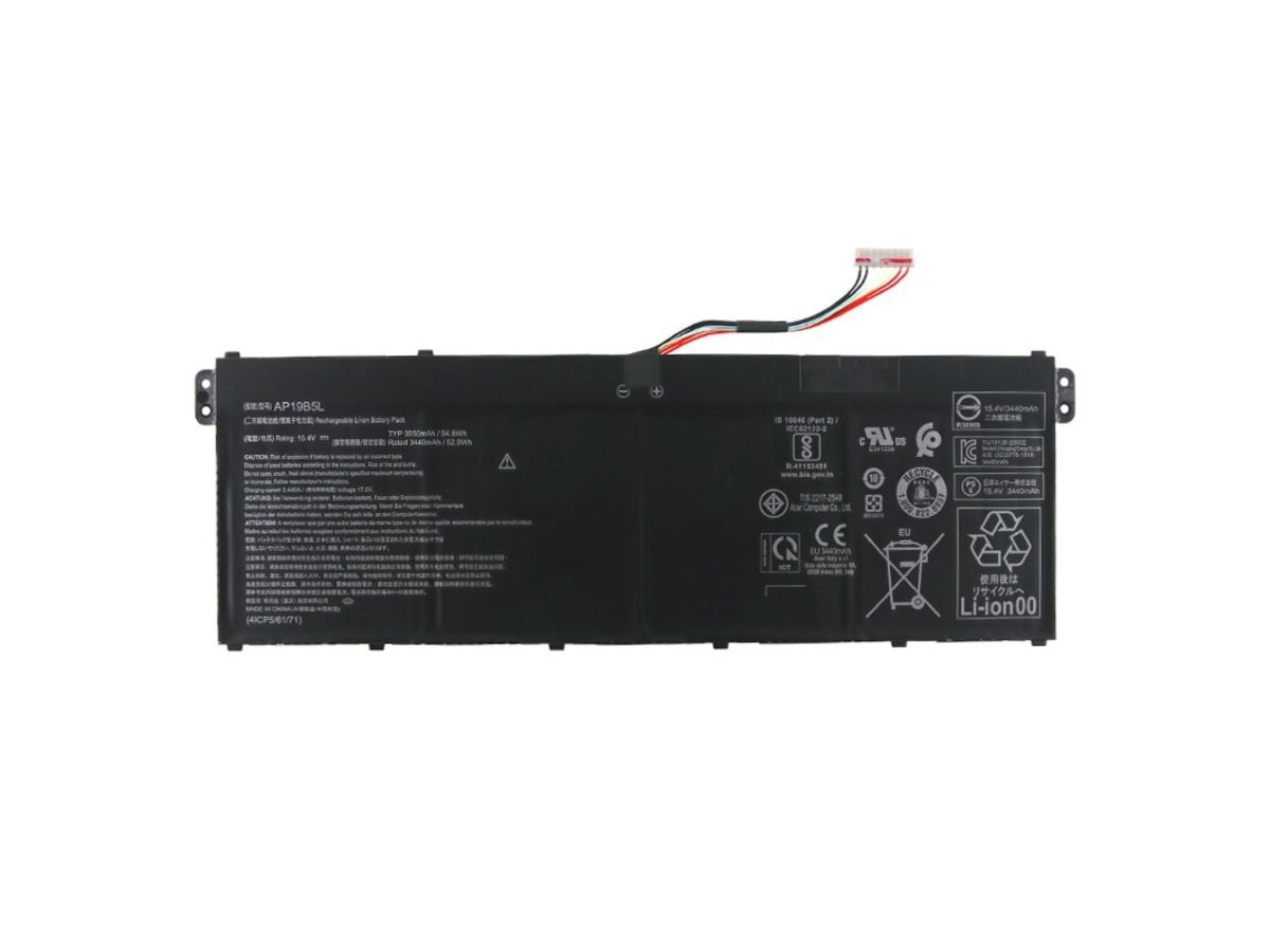 АКБ AP19B5L для ноутбука Acer Aspire 5 A515-44 15.4V 3550mAh (Org)