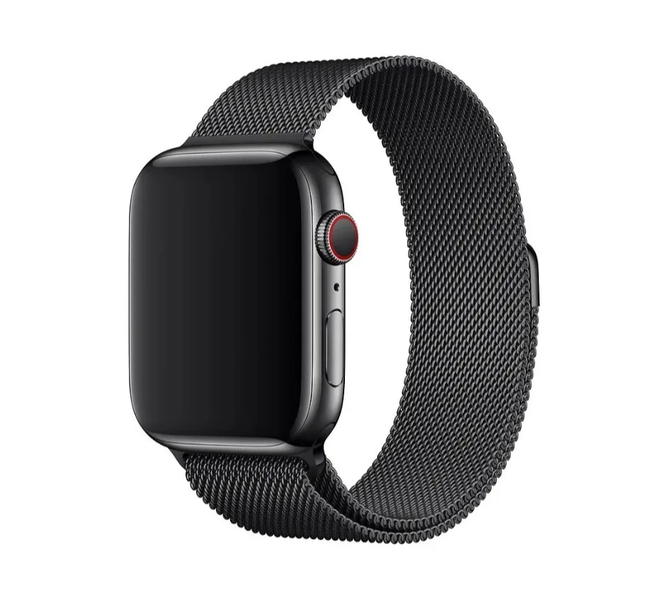 Ремешок Milanese Loop (Миланская петля) для Apple Watch 38/ 40/ 41 мм Black