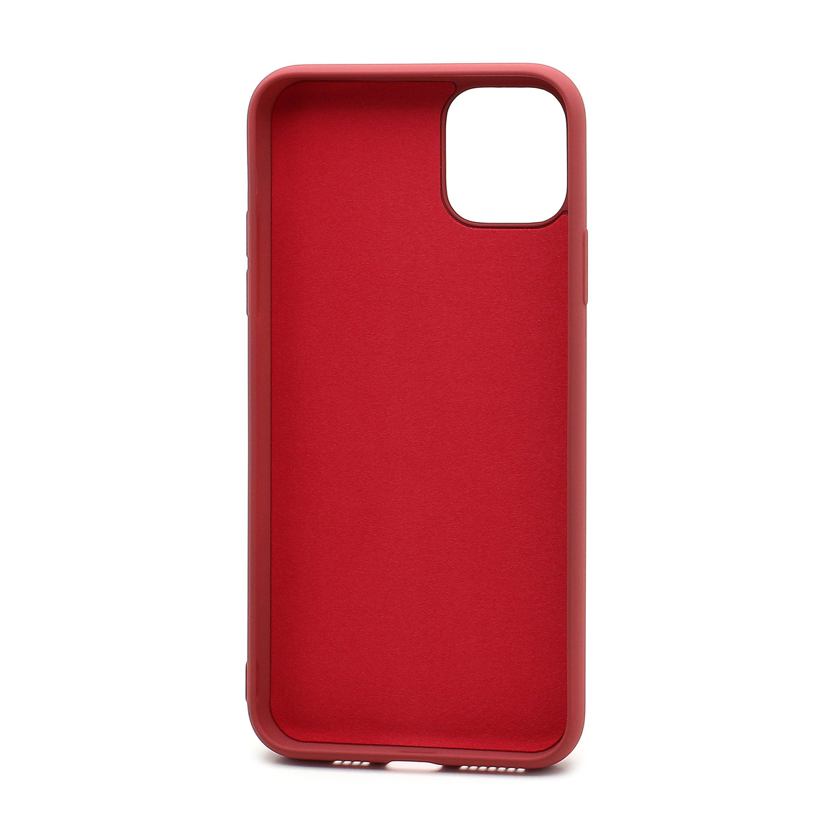 Чехол силиконовый гладкий Soft Touch iPhone 11, малиновый