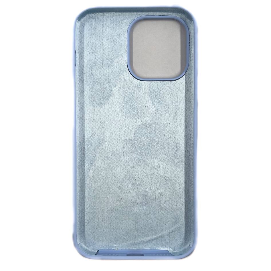Чехол силиконовый гладкий Soft Touch iPhone 14 Pro Max, лавандовый №5 (закрытый низ)