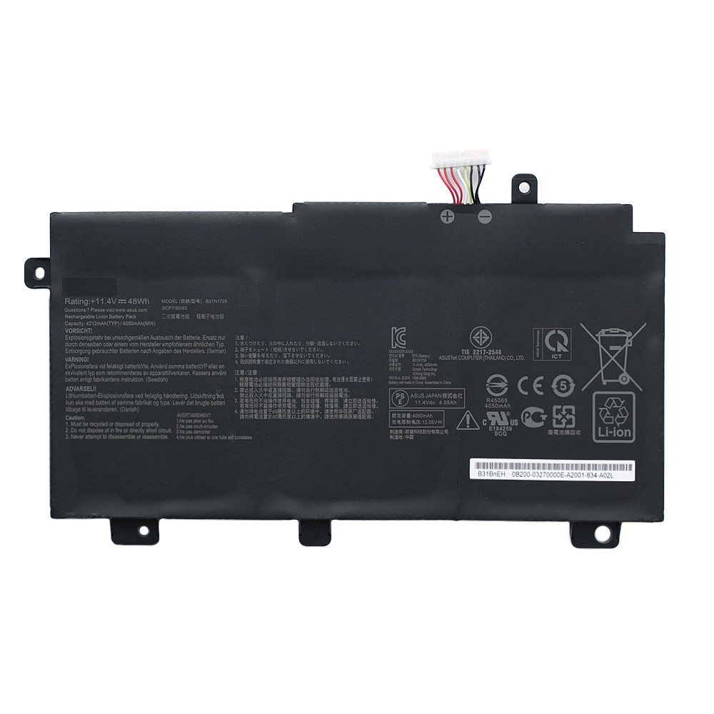 АКБ B31N1726 для ноутбукa Asus FX504 11.4V 3900mAh (OEM)