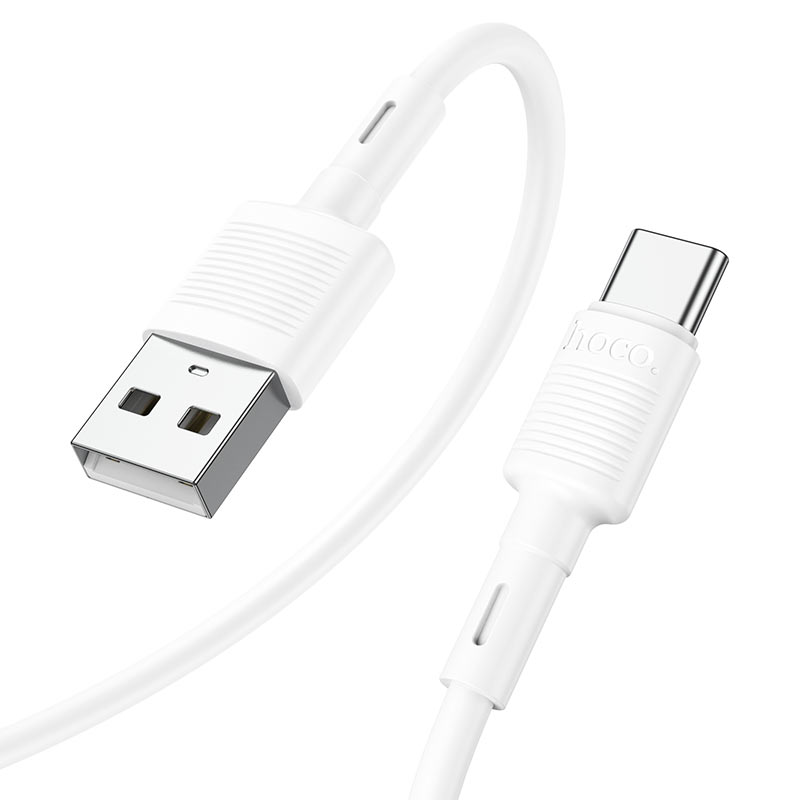 USB кабель Type-C HOCO X83 Victory (100см. 3.0A), белый