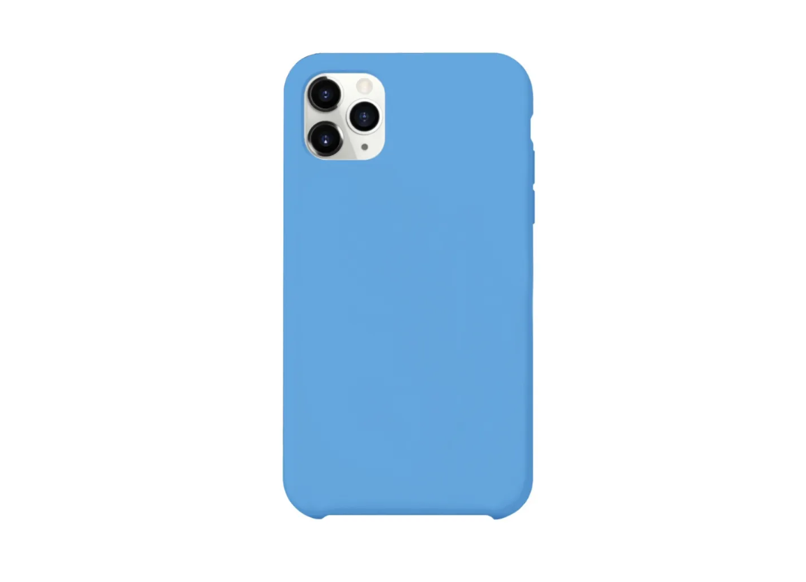 Чехол силиконовый гладкий Soft Touch iPhone 13 Pro, светло-синий №42