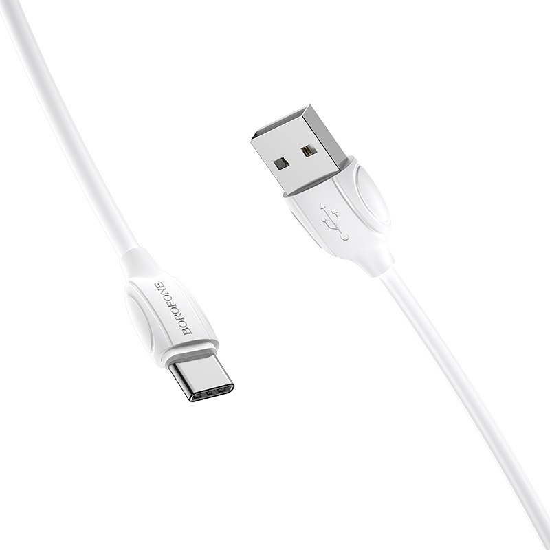 USB кабель Type-C BOROFONE BX19 Benefit (100см), белый
