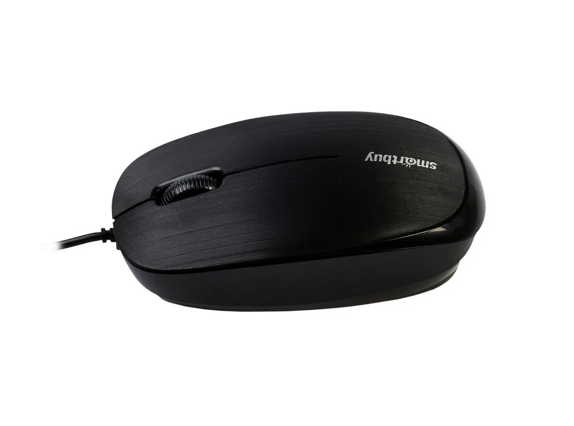 Мышь компьютерная проводная SmartBuy ONE SBM-214-K, черная