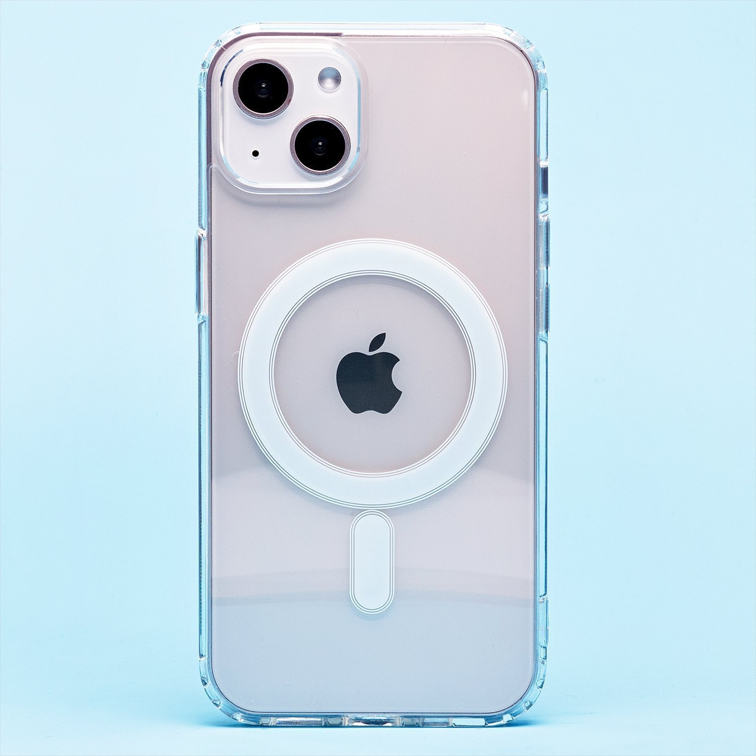 Чехол силиконовый Clear Case MagSafe iPhone 13, прозрачный