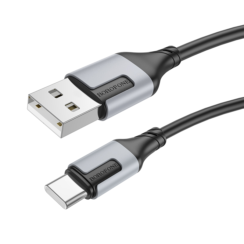 USB кабель Type-C USB BOROFONE BX101 Creator (100см. 2.4A), черный
