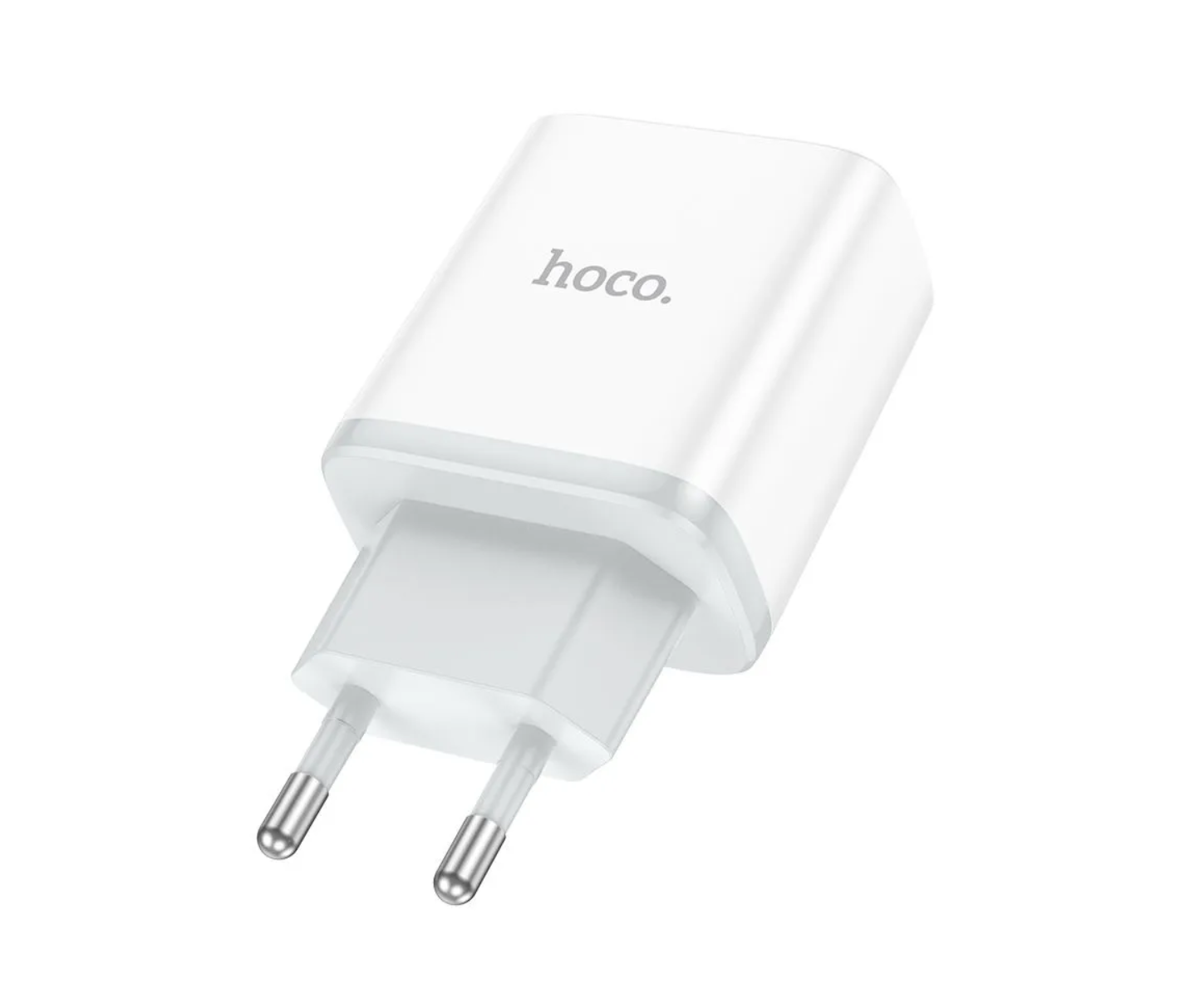 Сетевой адаптер HOCO C105A Stage dual port PD20W+QC3.0 charger, белый