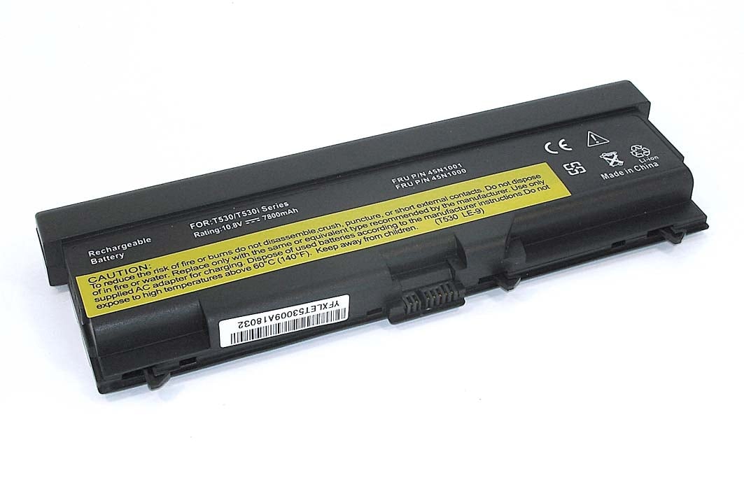АКБ для ноутбука Lenovo ThinkPad L430 (42T4235 70++) 11.1V 7200mAh (OEM) черная