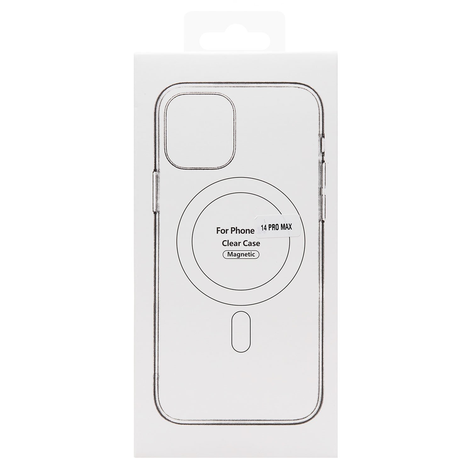 Чехол силиконовый MagSafe iPhone 14 Pro Max, черный