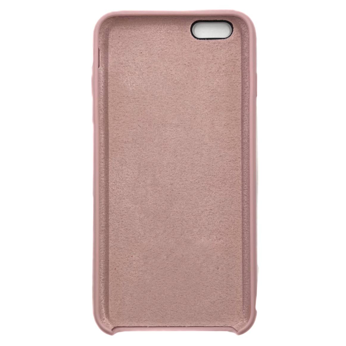 Чехол силиконовый гладкий Soft Touch iPhone 6 Plus/ 6S Plus, розовый песок №19