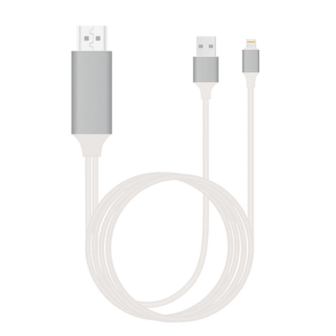 Кабель HDMI - Lightning Орбита OT-AVW49 2 м, белый