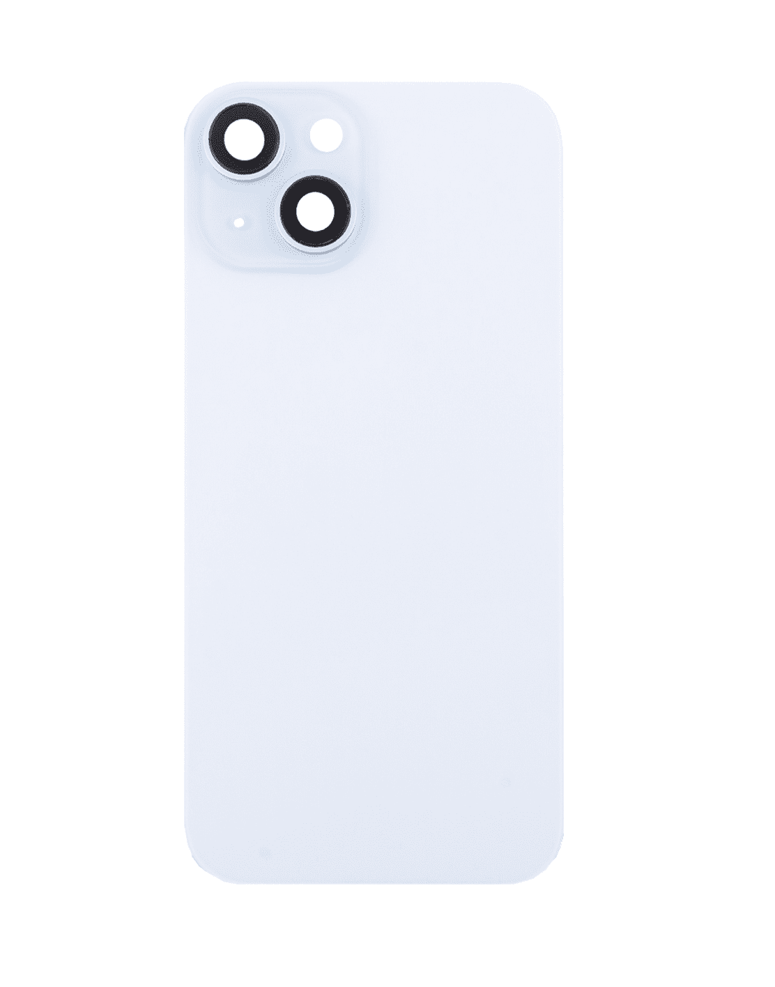 Задняя крышка iPhone 15 легкая установка, в сборе со стеклом камеры и MagSafe, Синий (Org)