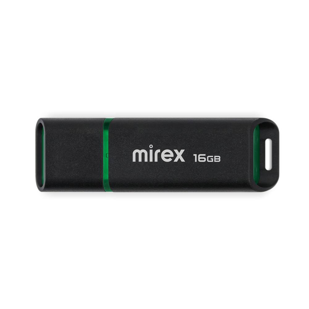 USB флеш-накопитель Mirex 16 GB USB 2.0 SPACER, черный