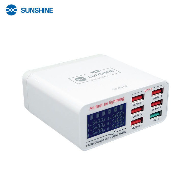 Источник питания SUNSHINE SS-304Q (6 портов USB)