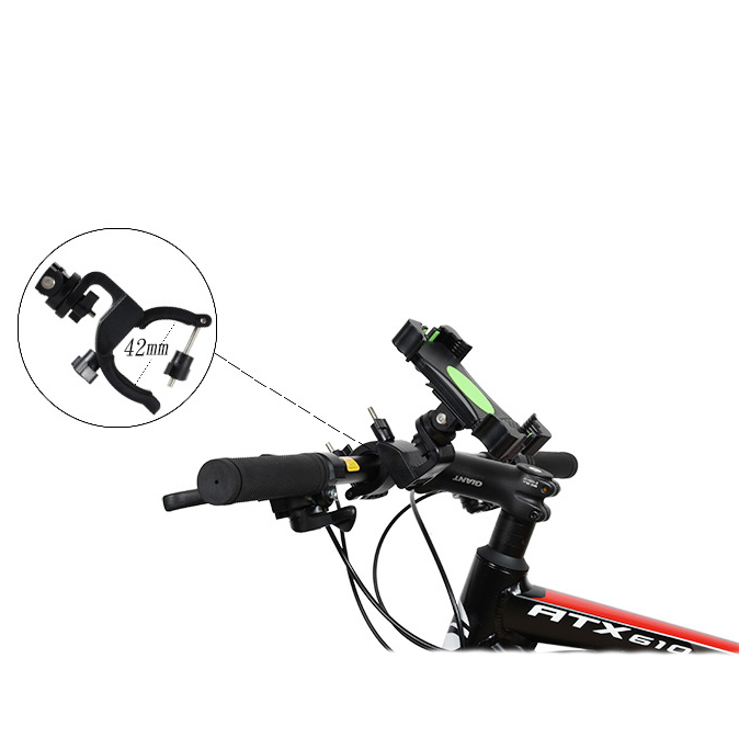 Держатель для вело/ мототехники для телефона/ смартфона TDS TS-CAA60, черный