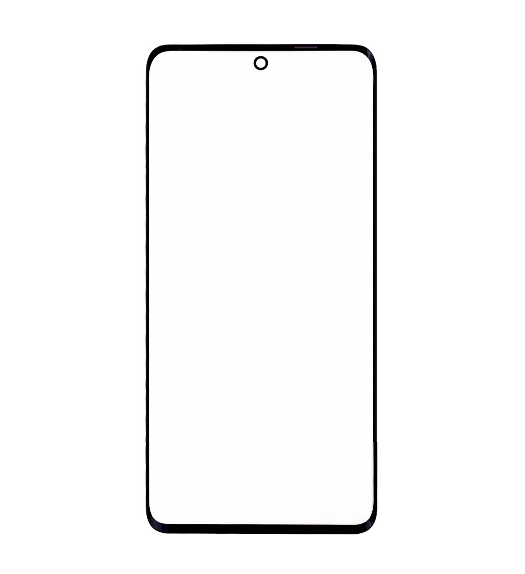 Стекло дисплея для переклейки Huawei Honor 50 с OCA пленкой, черное