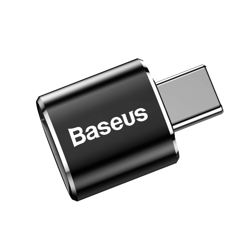 Адаптер-переходник Type-C to USB Male OTG BASEUS (2.4А), черный