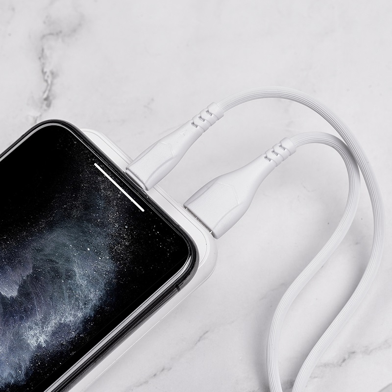 USB кабель Lightning BOROFONE BX37 Wieldy (100см), белый