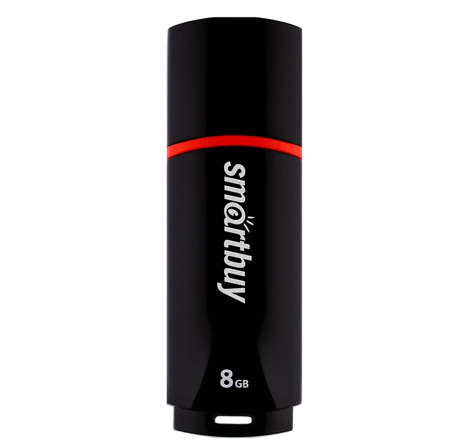 USB флеш-накопитель Smartbuy 08 GB USB 2.0 Crown, черный