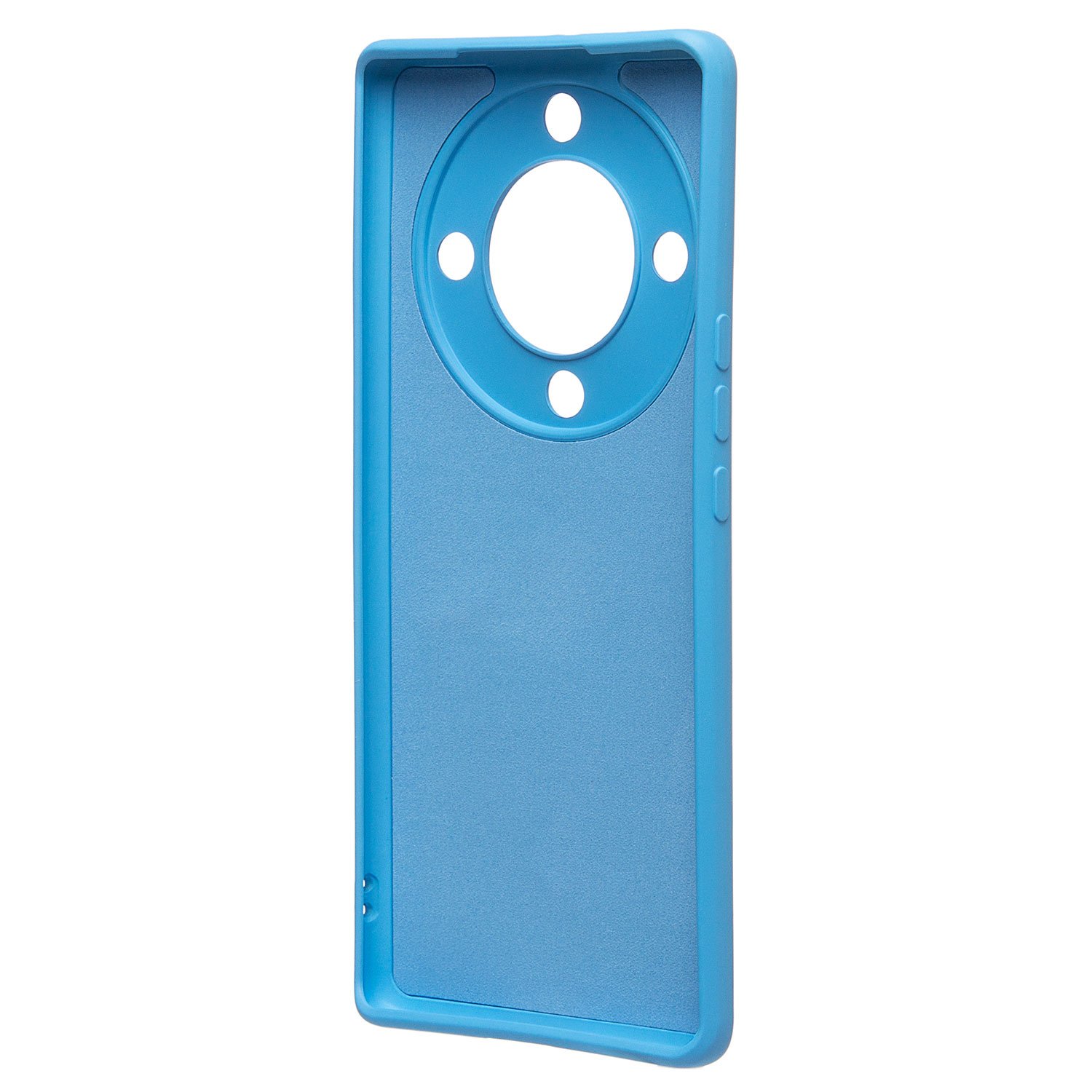 Чехол силиконовый гладкий Soft Touch Huawei Honor X9a, голубой