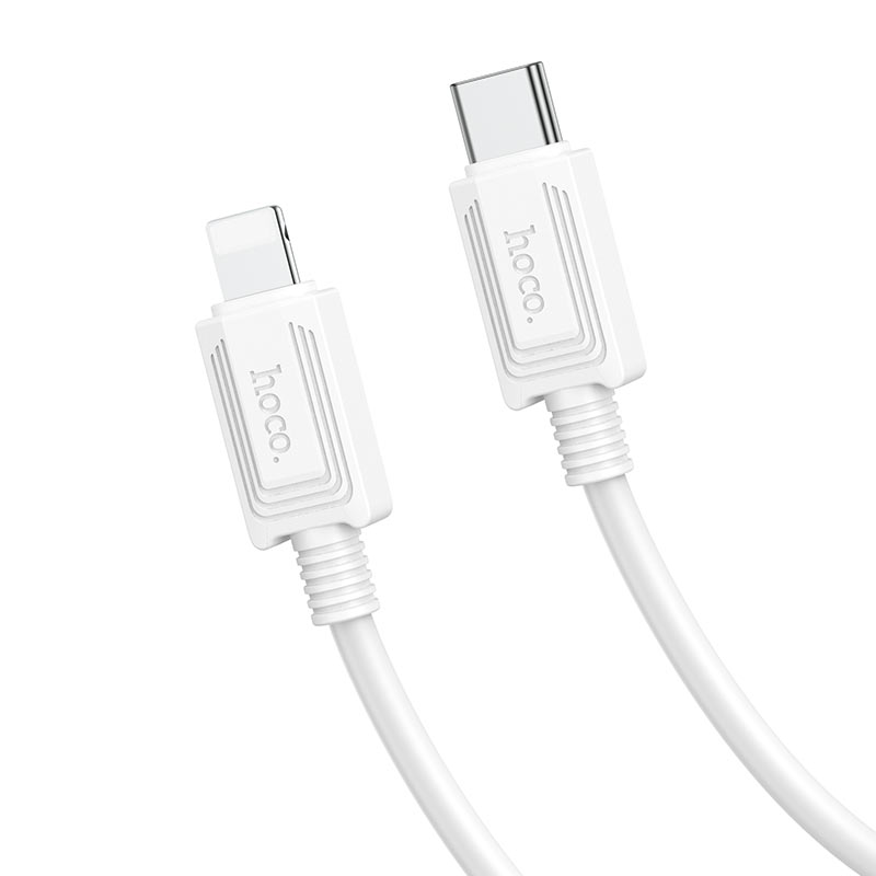 USB-C кабель HOCO X73 Type-C to Lightning PD20W (100см) белый