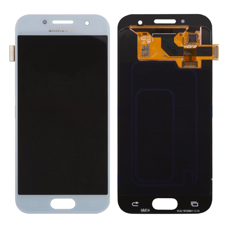 Дисплей Samsung A320F GALAXY A3 2017 в сборе с тачскрином, Синий (OR100%)