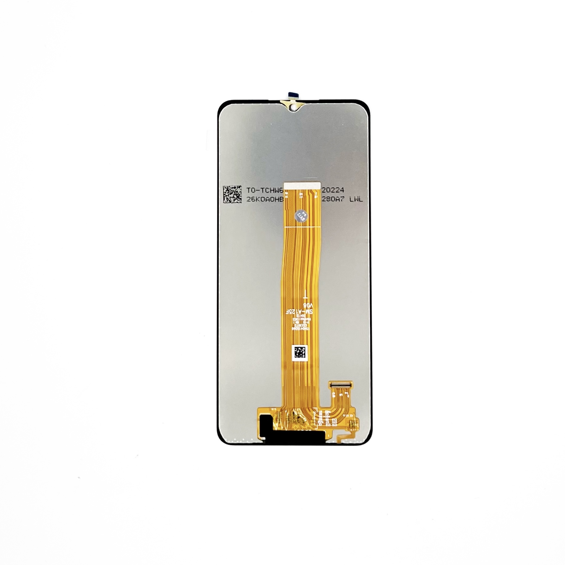 Дисплей Samsung A125F GALAXY A12 в сборе с тачскрином БЕЗ РАМКИ, Черный (OR100%)
