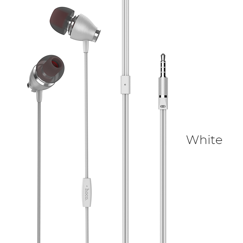 Наушники HOCO M28 Ariose universal Headphones, белые