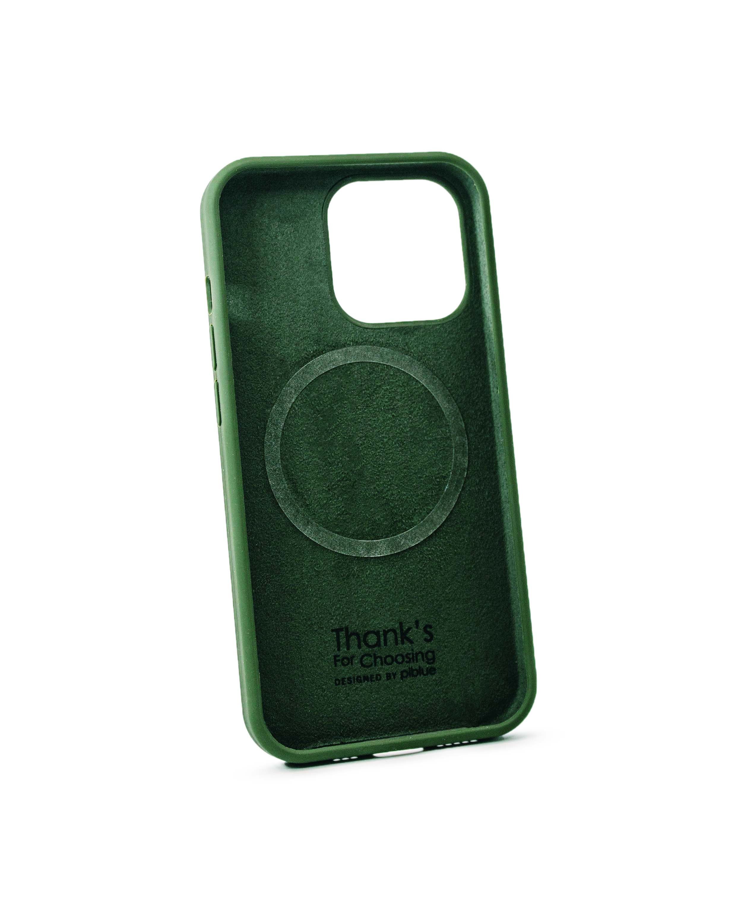 Чехол Piblue iPhone 13 Pro Silicone MagSafe, зеленый