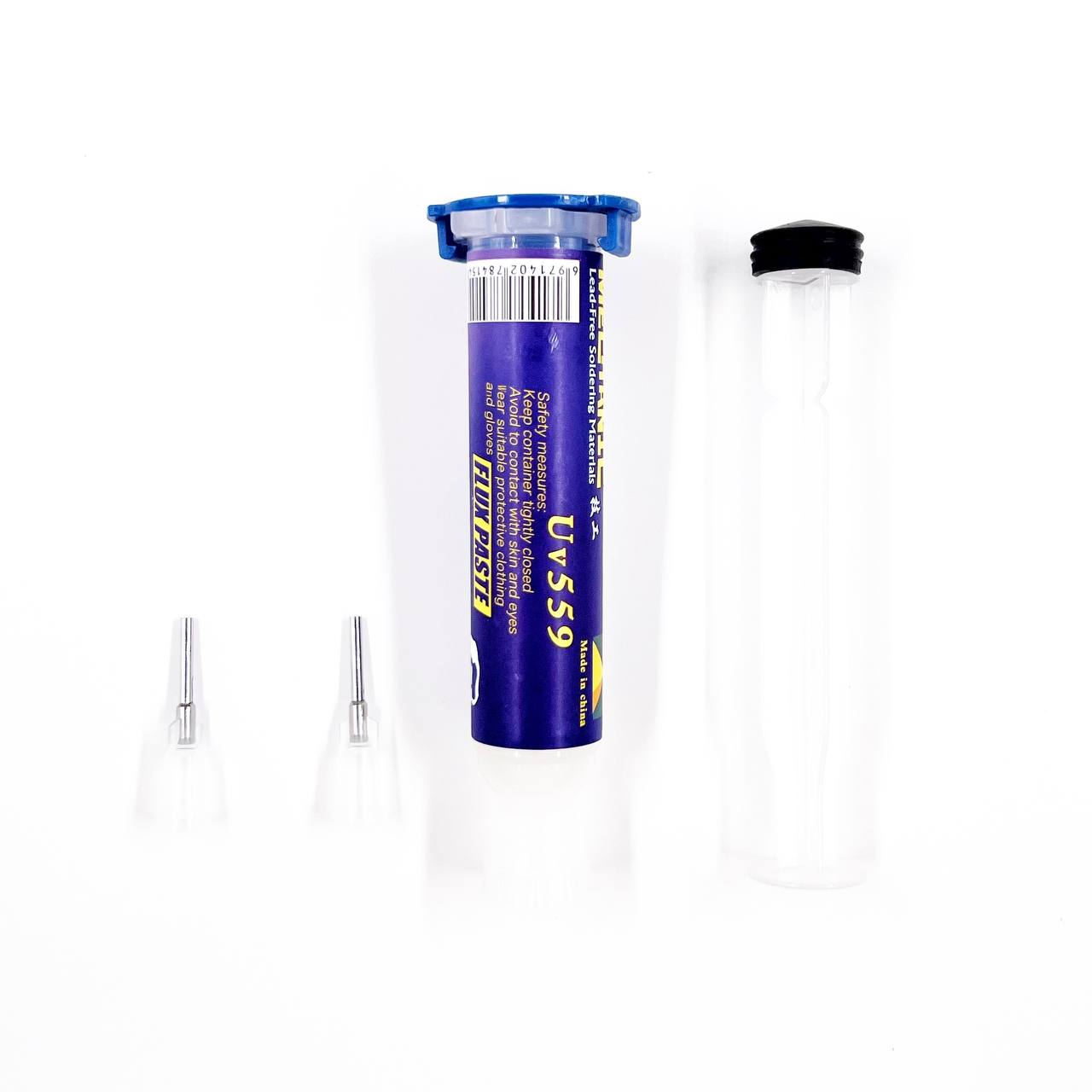 Флюс Mechanic UV559 в комплекте 2 иглы (10 мл.)