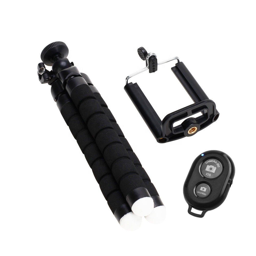 Штатив тренога EZRA ST03 Bluetooth (гибкие ножки 13 см)