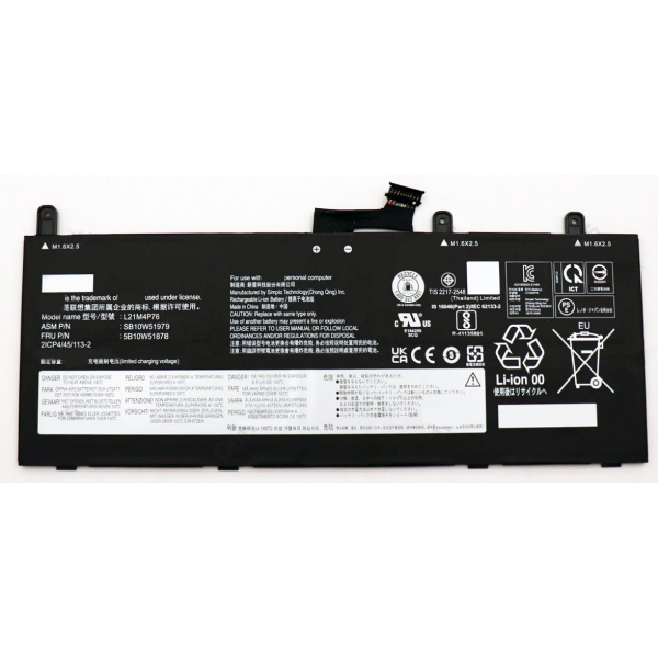 АКБ для ноутбука Lenovo ThinkPad X13s (L21M4P76) 7.74V 49.5WH (Org)