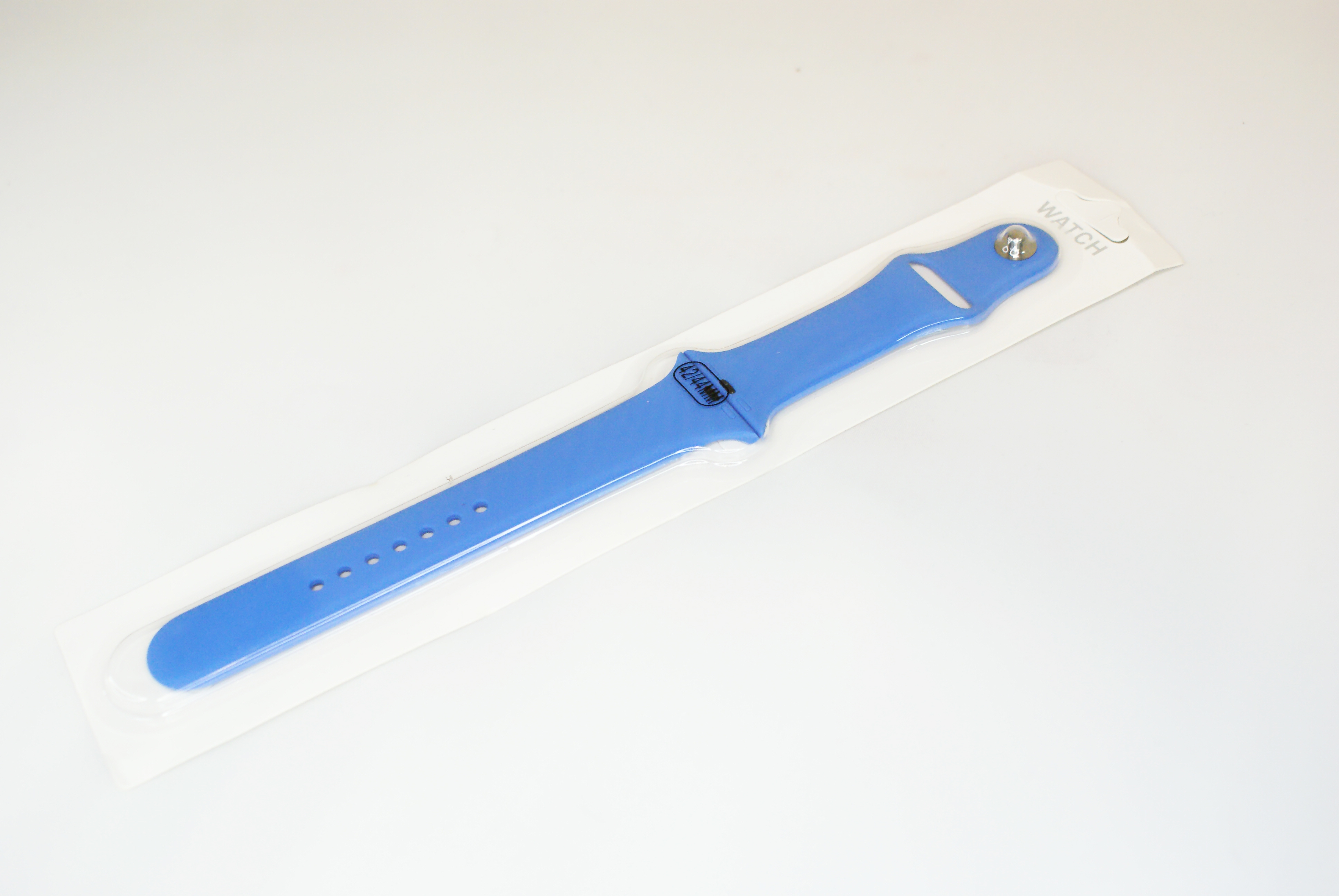 Ремешок силиконовый для Apple Watch 42/ 44 мм Sport Band, синий №24