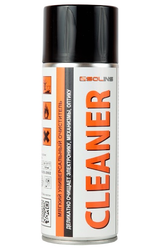 Спиртовой очиститель для электронного оборудования Solins Cleaner аэрозоль (400мл)
