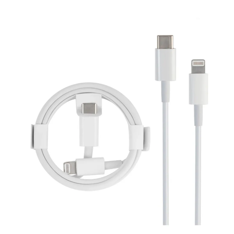USB-C кабель Lightning - Type-C QC/ PD (100см), High quality, белый (тех упаковка)