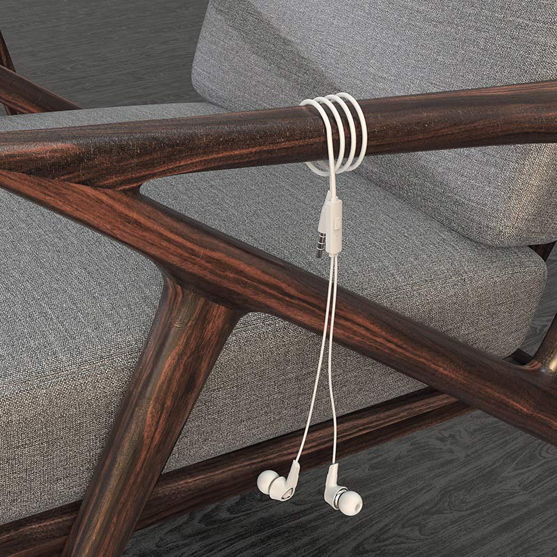 Наушники проводные BOROFONE BM47 Dream universal earphones 3.5mm, белые