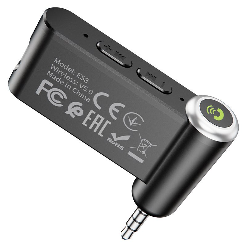 Bluetooth Car Receiver HOCO E58 (адаптер Bluetooth для автомагнитолы c AUX 3.5mm входом)