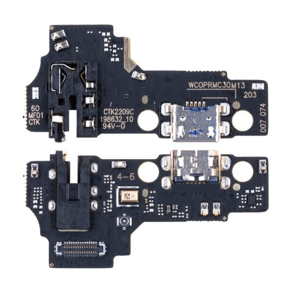 Шлейф Realme C33 плата на разъем зарядки, разъем гарнитуры и микрофон