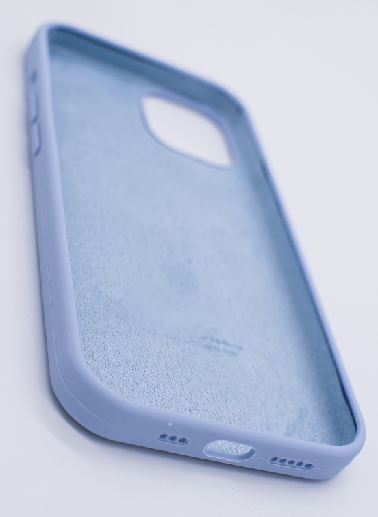 Чехол силиконовый гладкий Soft Touch iPhone 13 mini, лавандовый №5 (закрытый низ)
