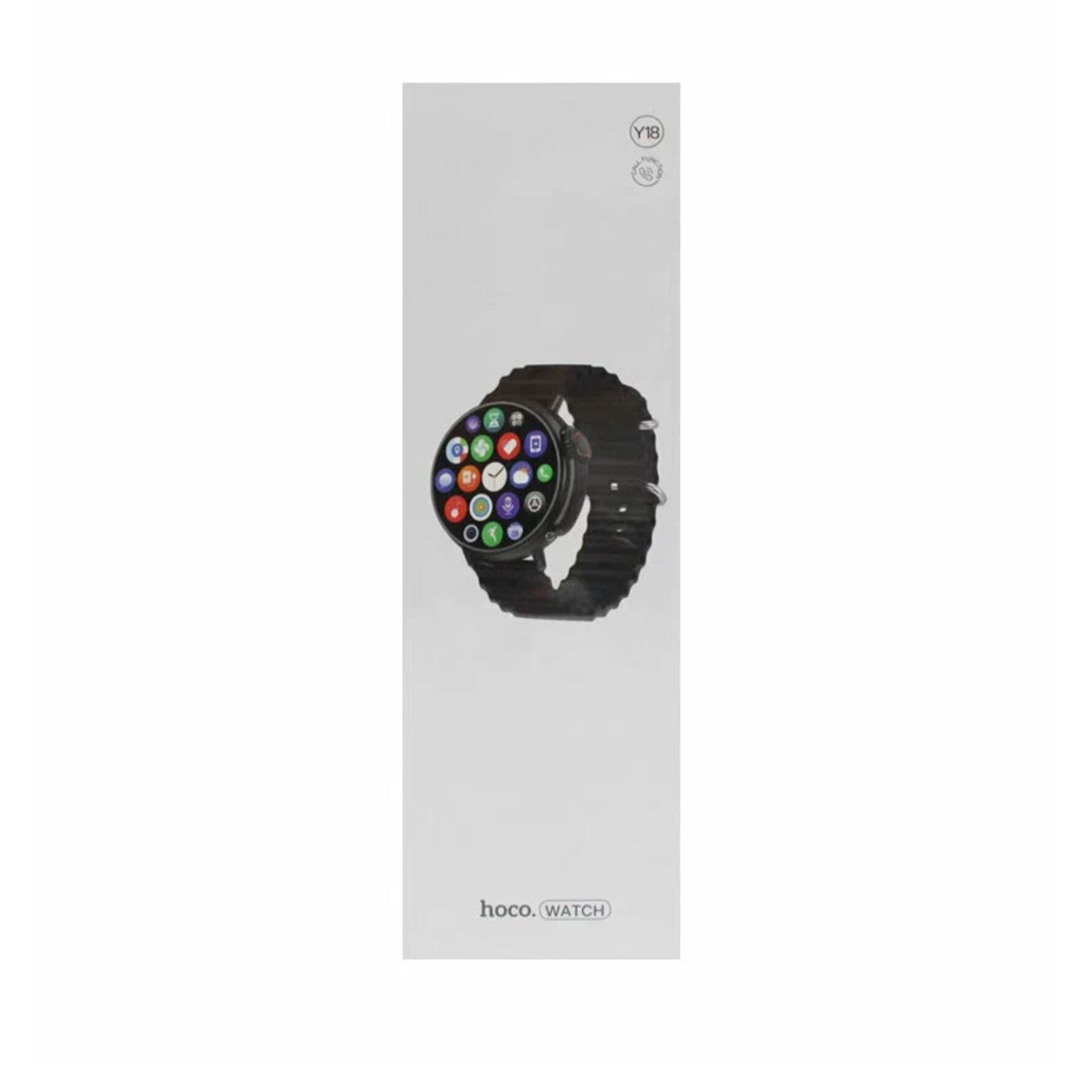 Смарт часы HOCO Y18 Smart sports watch, (call version) черные