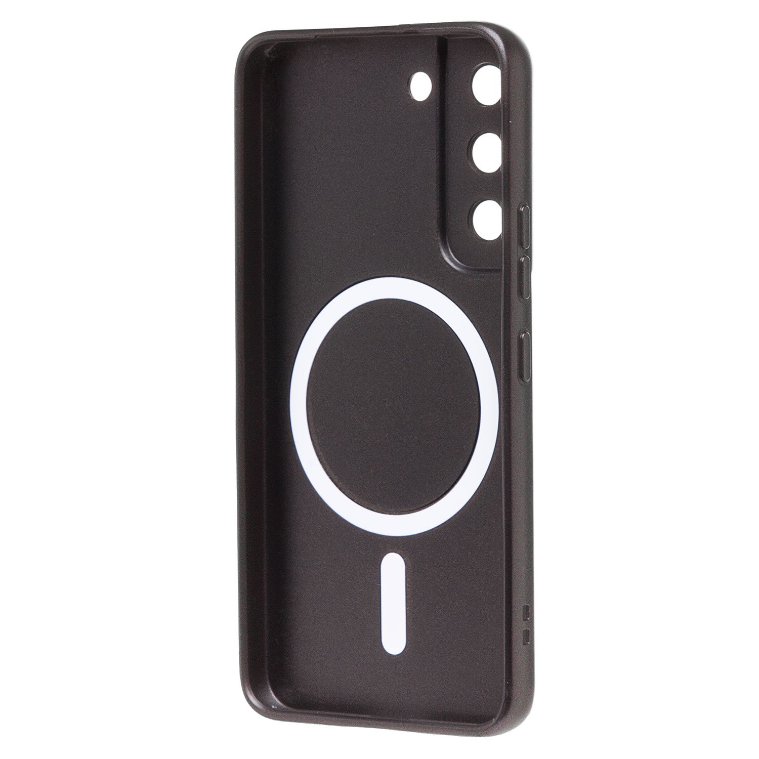 Чехол силиконовый MagSafe Matte Samsung S22, черный