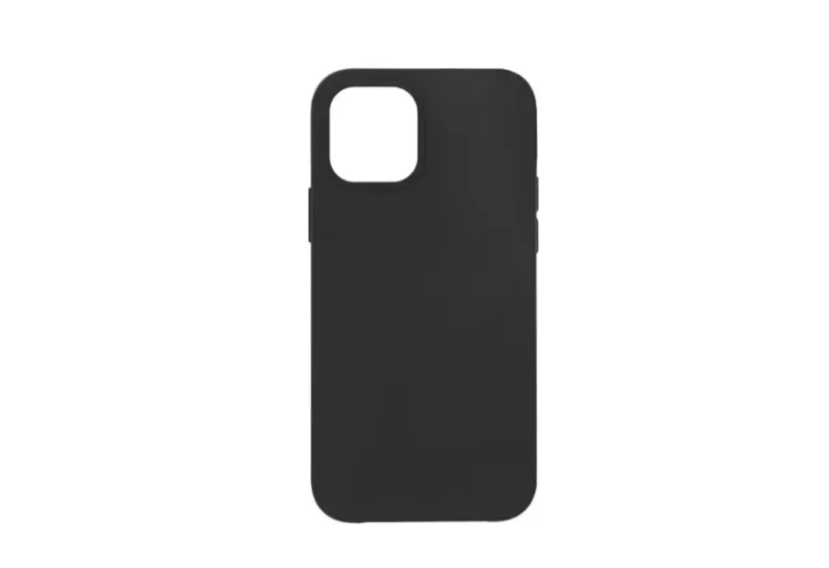 Чехол силиконовый гладкий Soft Touch iPhone 13, черный №18