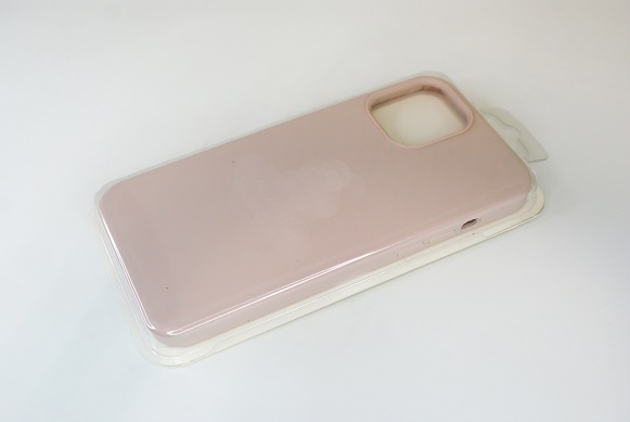 Чехол силиконовый гладкий Soft Touch iPhone 12 Pro Max, розовый песок №19