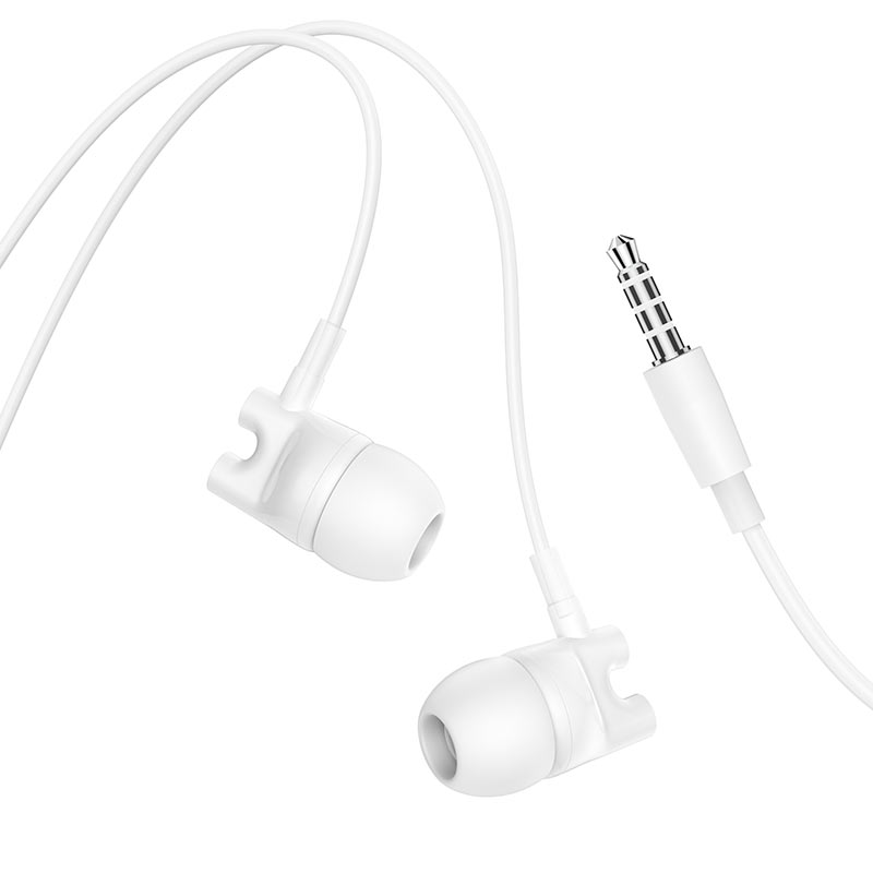 Наушники проводные BOROFONE BM72 Majestic universal earphones 3.5mm, белые