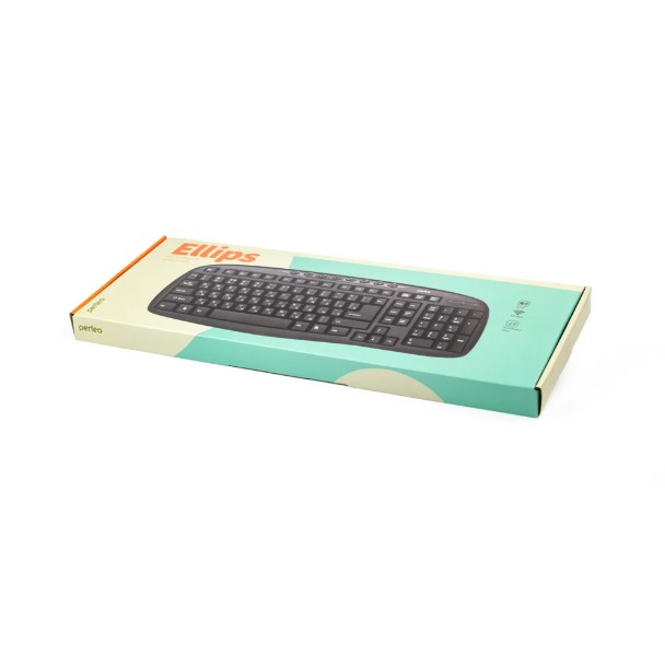 Клавиатура беспроводная Perfeo (PF_5192) Ellipse multimedia, черная