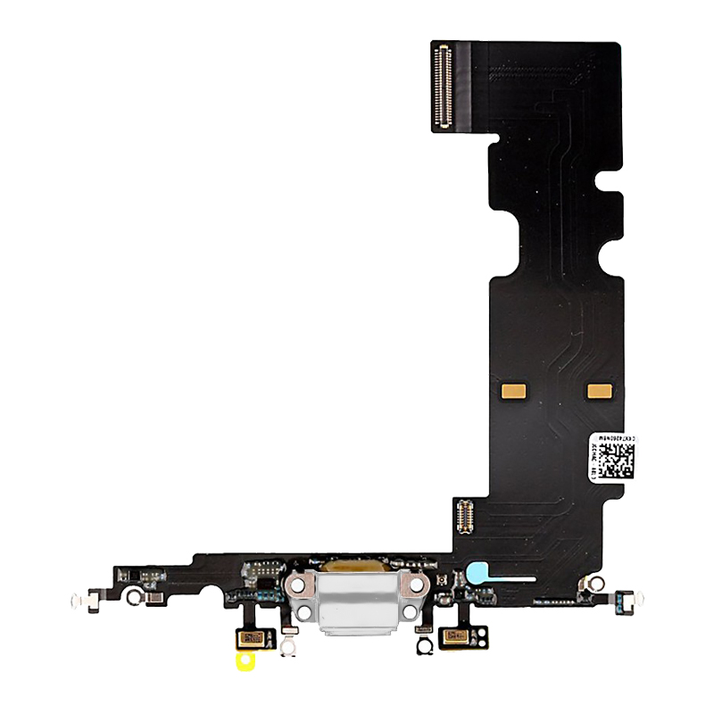 Шлейф iPhone 8 Plus с разъемом зарядки, белый